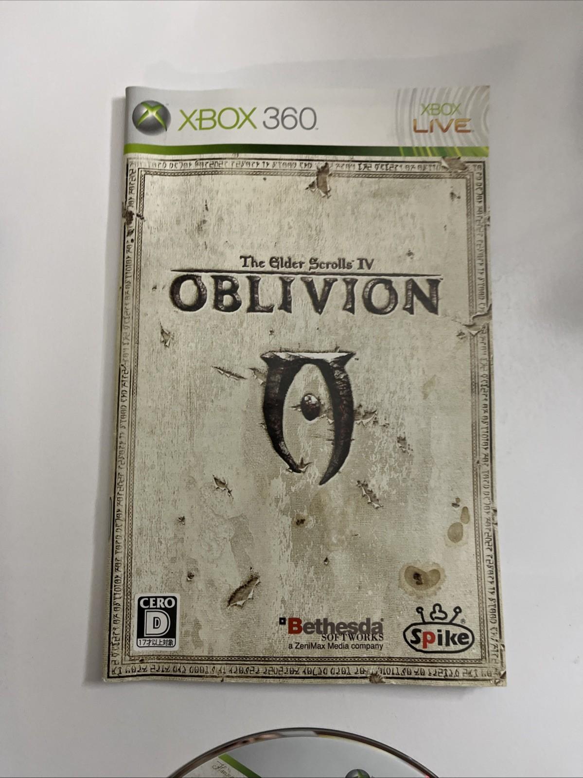The Elder Scrolls IV: Oblivion 2007 Microsoft XBOX 360 NTSC-J JAPAN Game