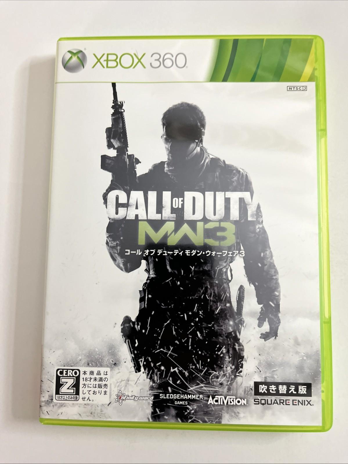 Call Of Duty: Modern Warfare 3 Microsoft XBOX 360 NTSC-J JAPAN Game Complete