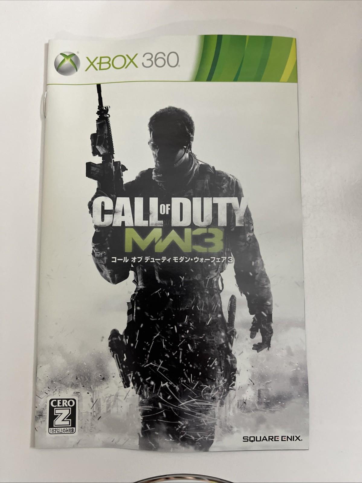 Call Of Duty: Modern Warfare 3 Microsoft XBOX 360 NTSC-J JAPAN Game Complete