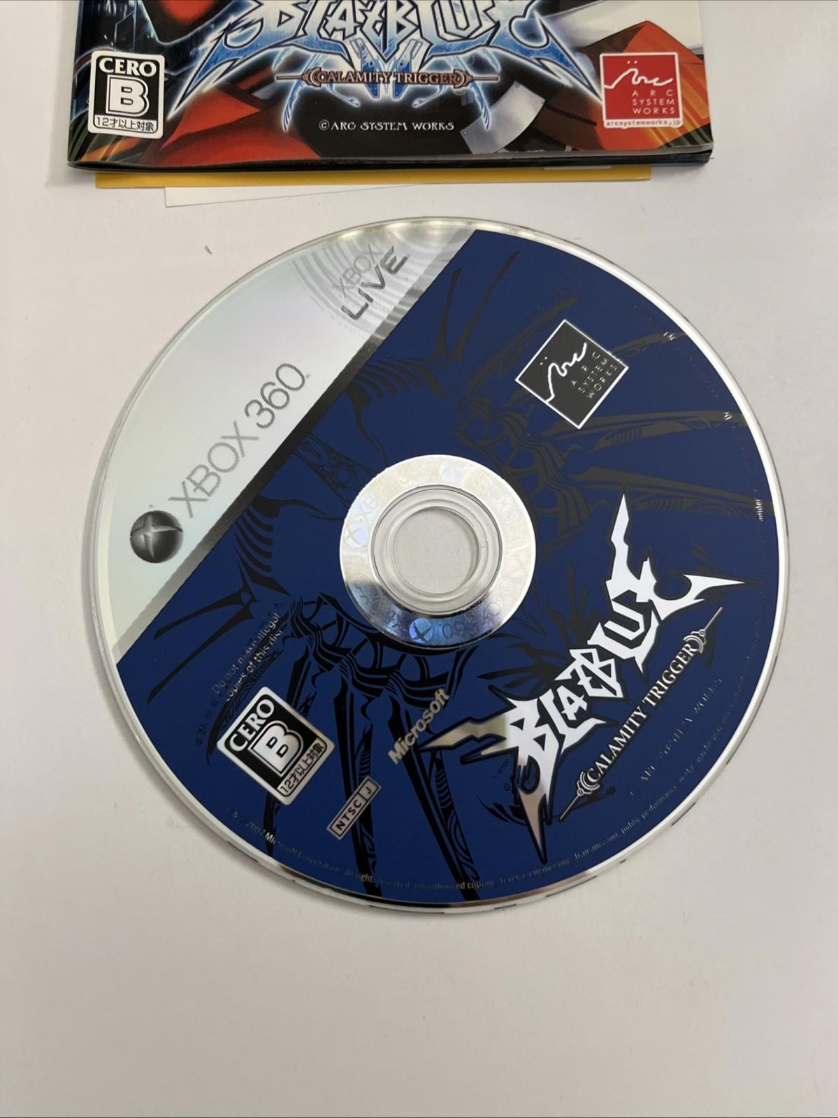 BlazBlue Calamity Trigger 2009 Microsoft XBOX 360 NTSC-J JAPAN Fighting Complete