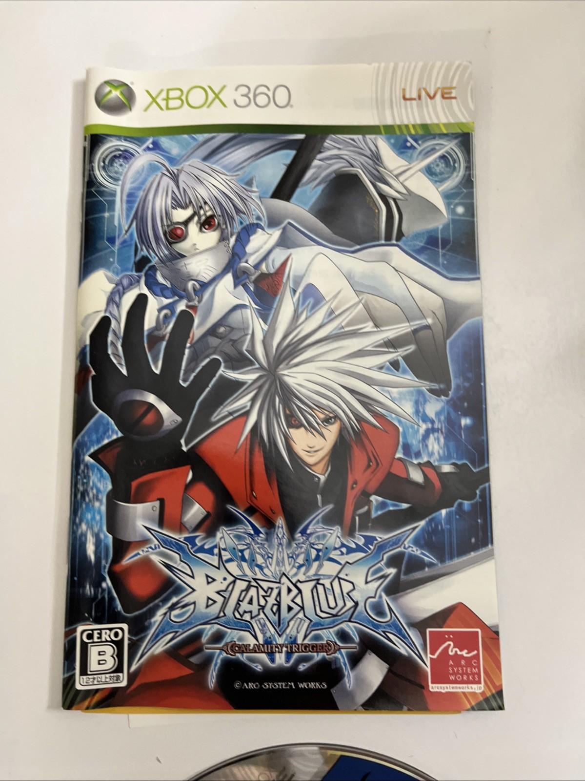 BlazBlue Calamity Trigger 2009 Microsoft XBOX 360 NTSC-J JAPAN Fighting Complete