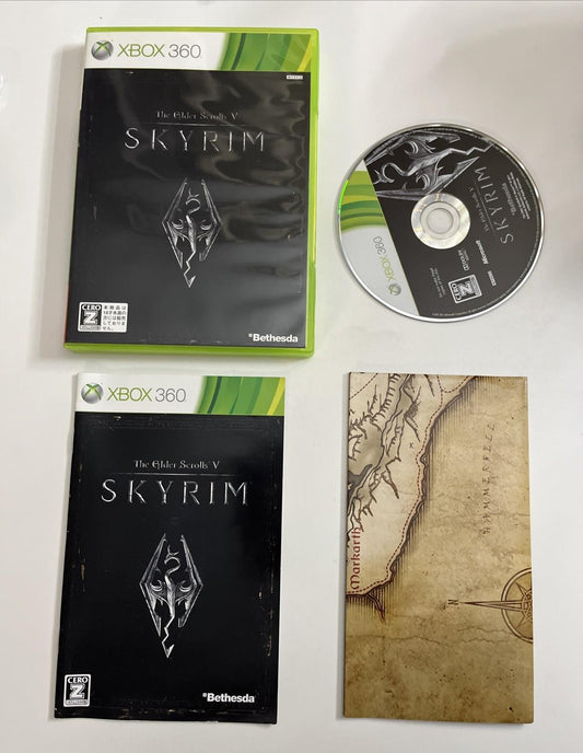 The Elder Scrolls V: Skyrim 2011 Microsoft XBOX 360 NTSC-J JAPAN Game Complete