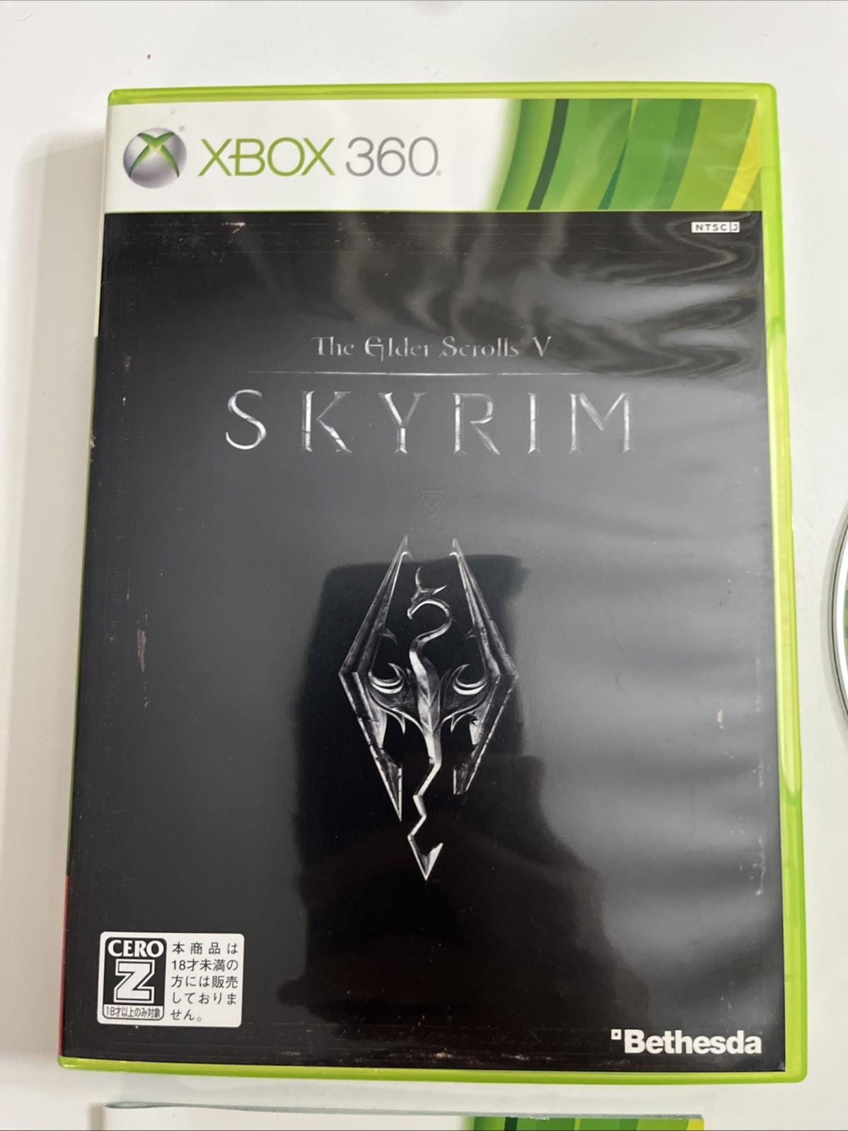 The Elder Scrolls V: Skyrim 2011 Microsoft XBOX 360 NTSC-J JAPAN Game Complete