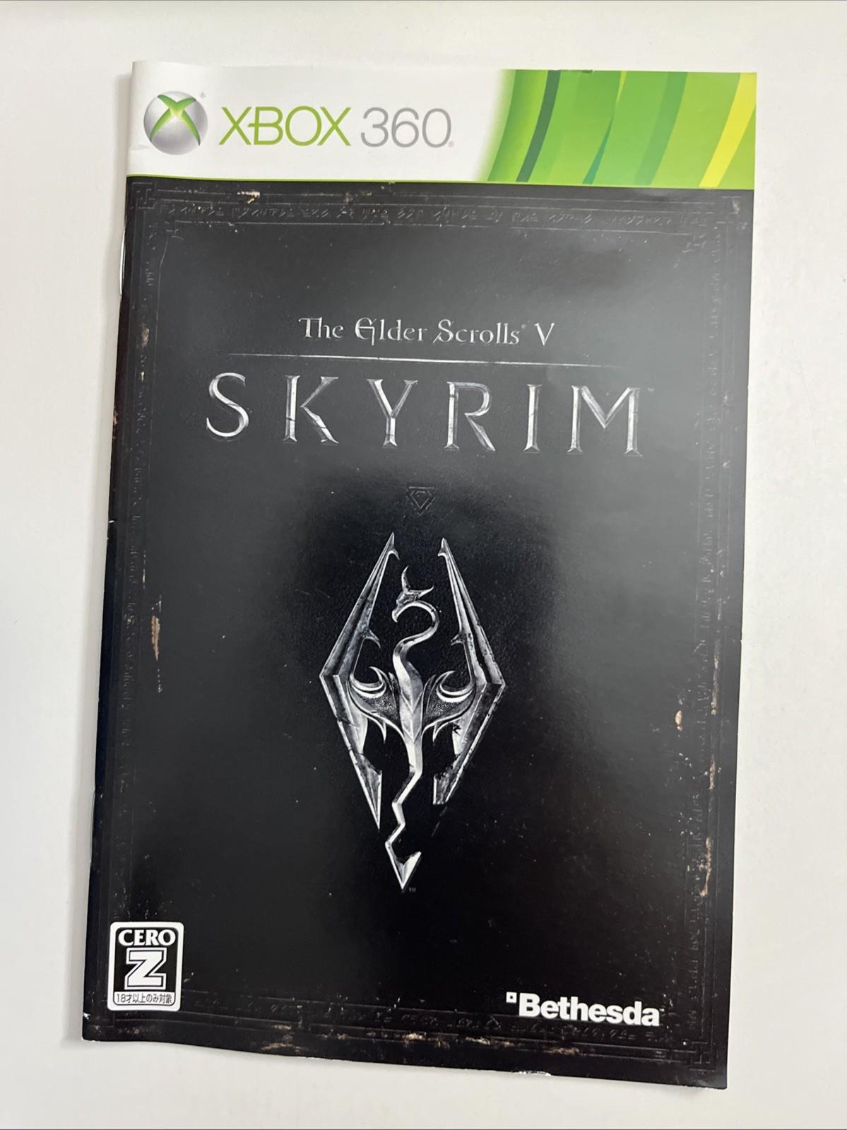 The Elder Scrolls V: Skyrim 2011 Microsoft XBOX 360 NTSC-J JAPAN Game Complete