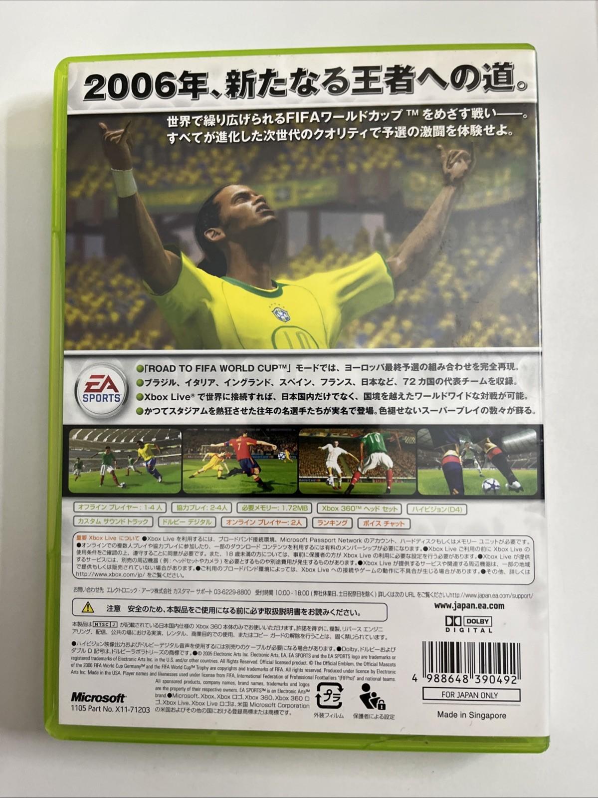 FIFA 06 Microsoft XBOX 360 NTSC-J JAPAN Game Complete
