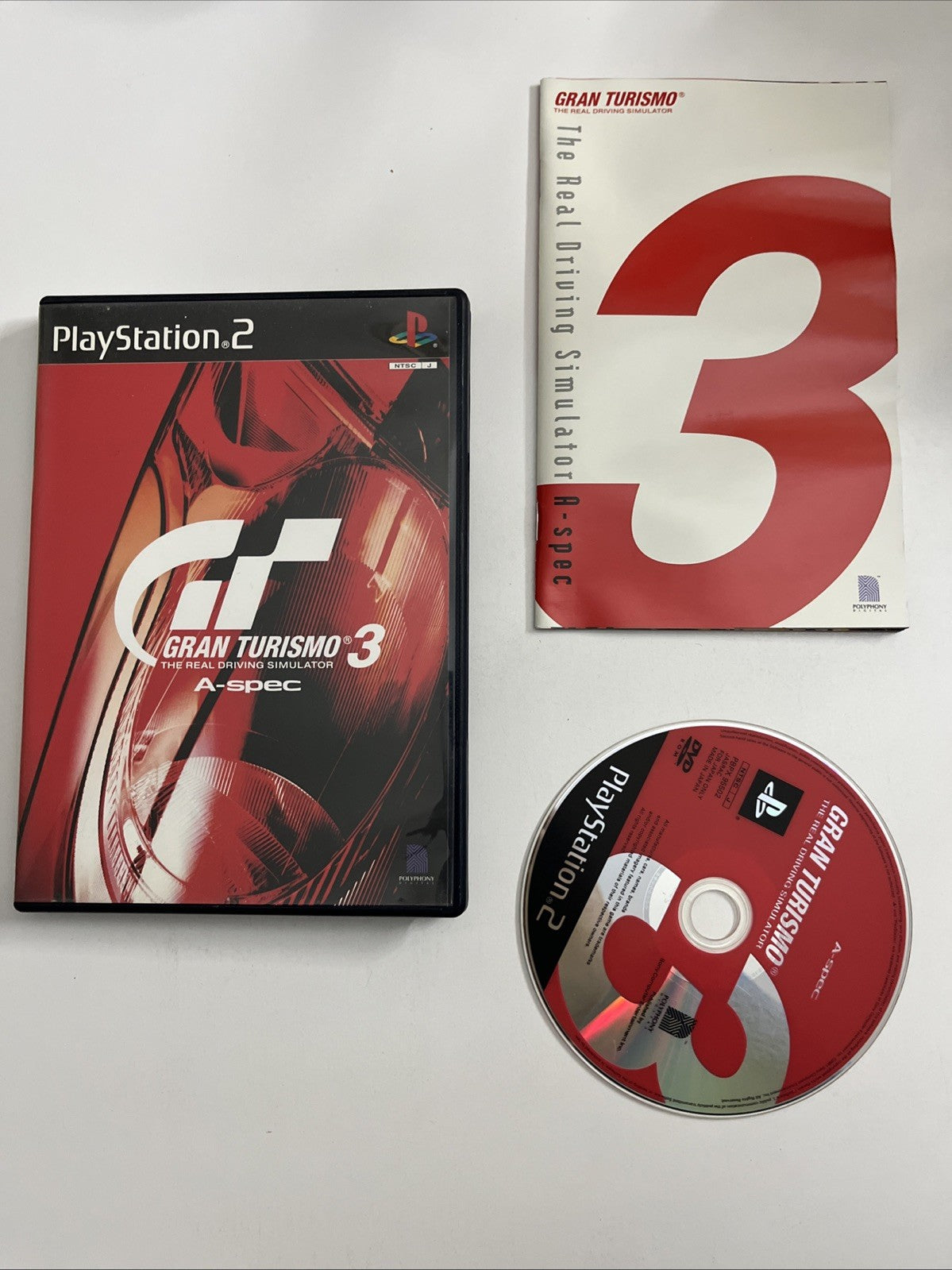 Gran Turismo 3 A-spec 2001 PS2 Sony PlayStation NTSC-J JAPAN Game