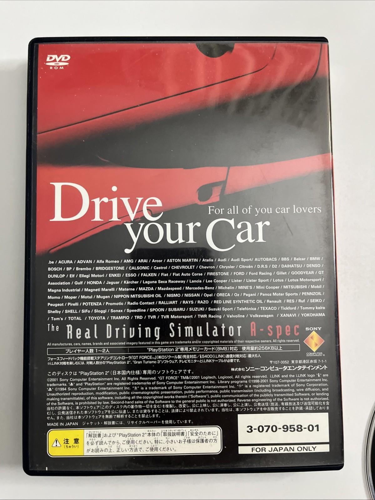 Gran Turismo 3 A-spec 2001 PS2 Sony PlayStation NTSC-J JAPAN Game