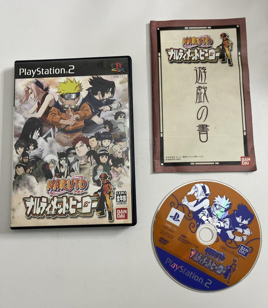 Naruto: Narutimate Hero Ninja PS2 PlayStation NTSC-J JAPAN Fighting Complete