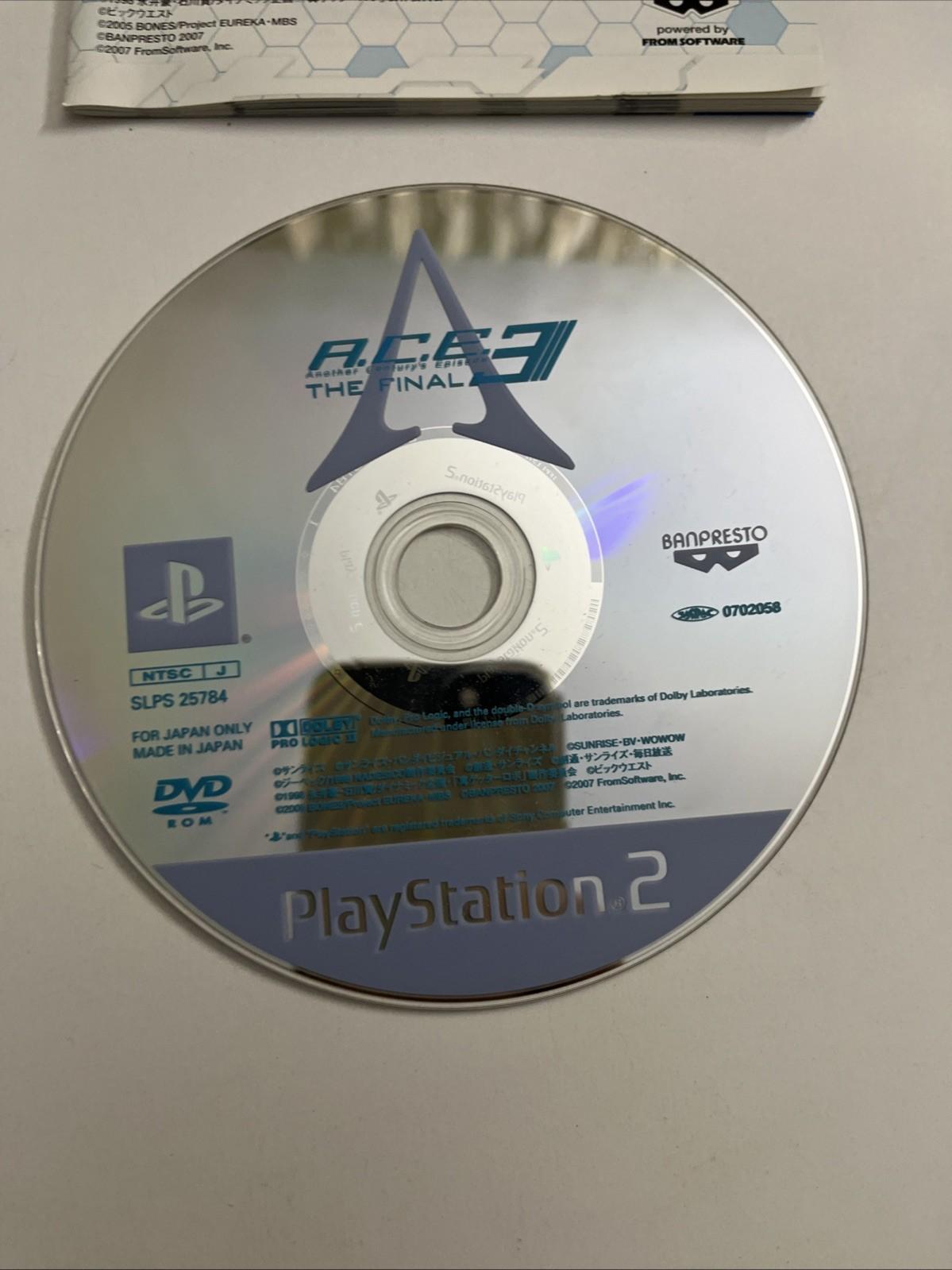 A.C.E Another Century's Episode 3 THE FINAL PS2 PlayStation NTSC-J JAPAN