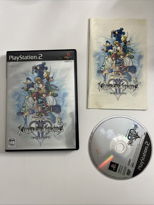 Kingdom Hearts II 2005 PS2 Sony PlayStation NTSC-J JAPAN Game Complete