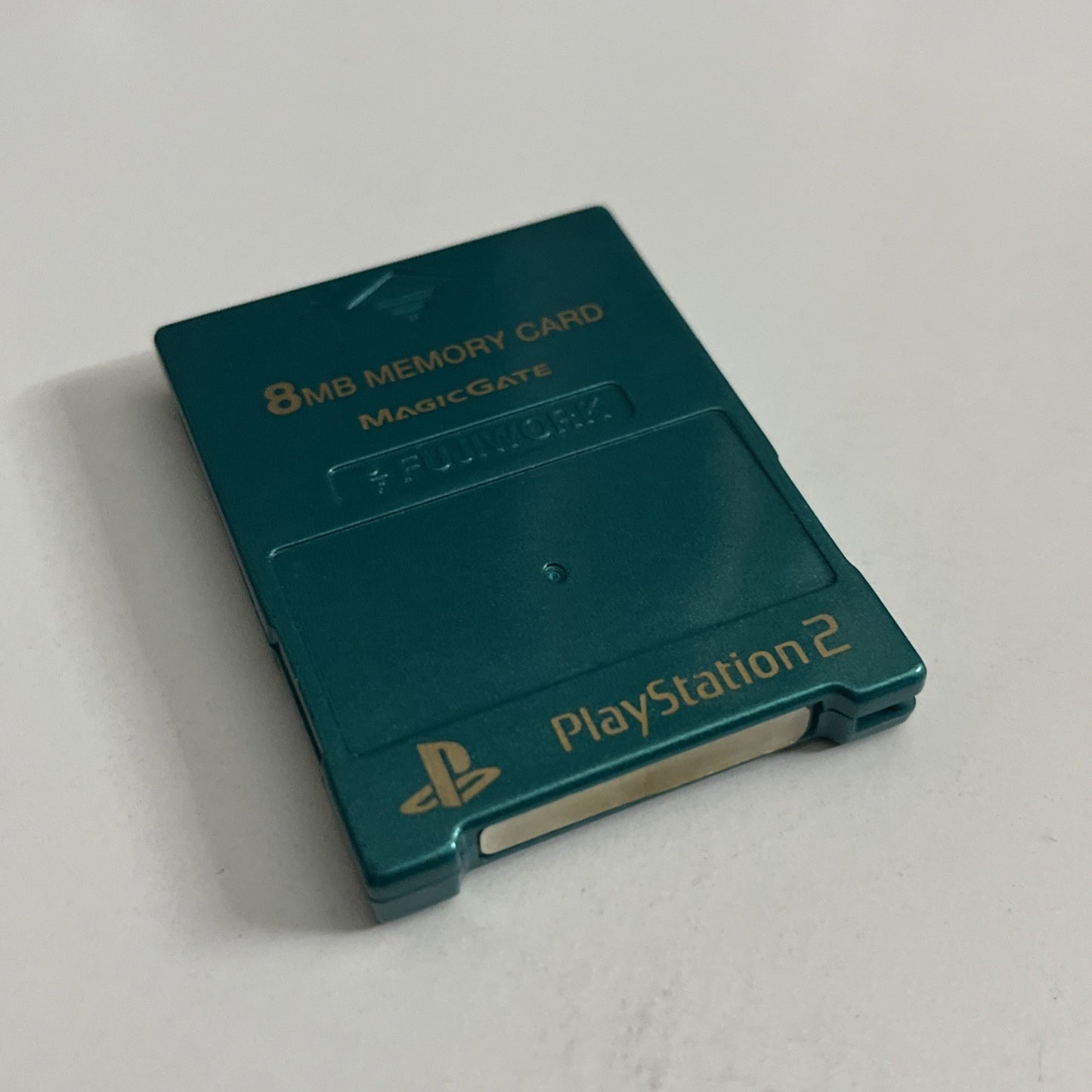 Fujiwork PS2 Green 8MB Memory Card Made In Japan
