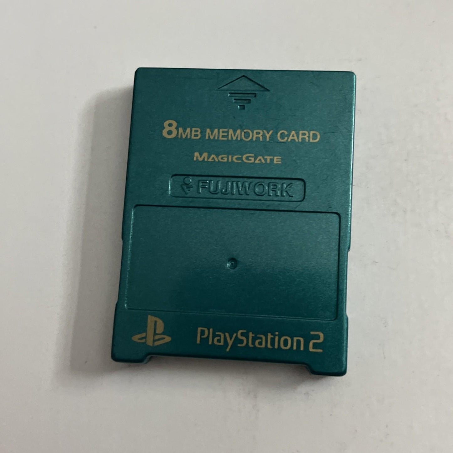 Fujiwork PS2 Green 8MB Memory Card Made In Japan