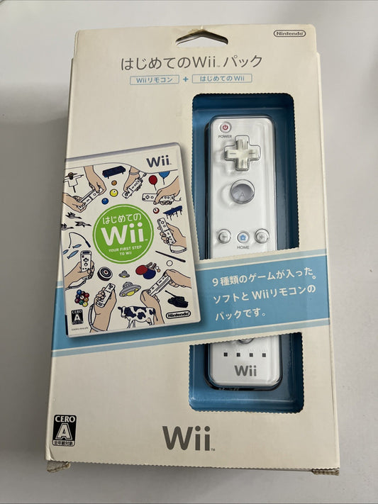 First Wii Pack NTSC-J Game With Nintendo Wii Remote Controller NEW