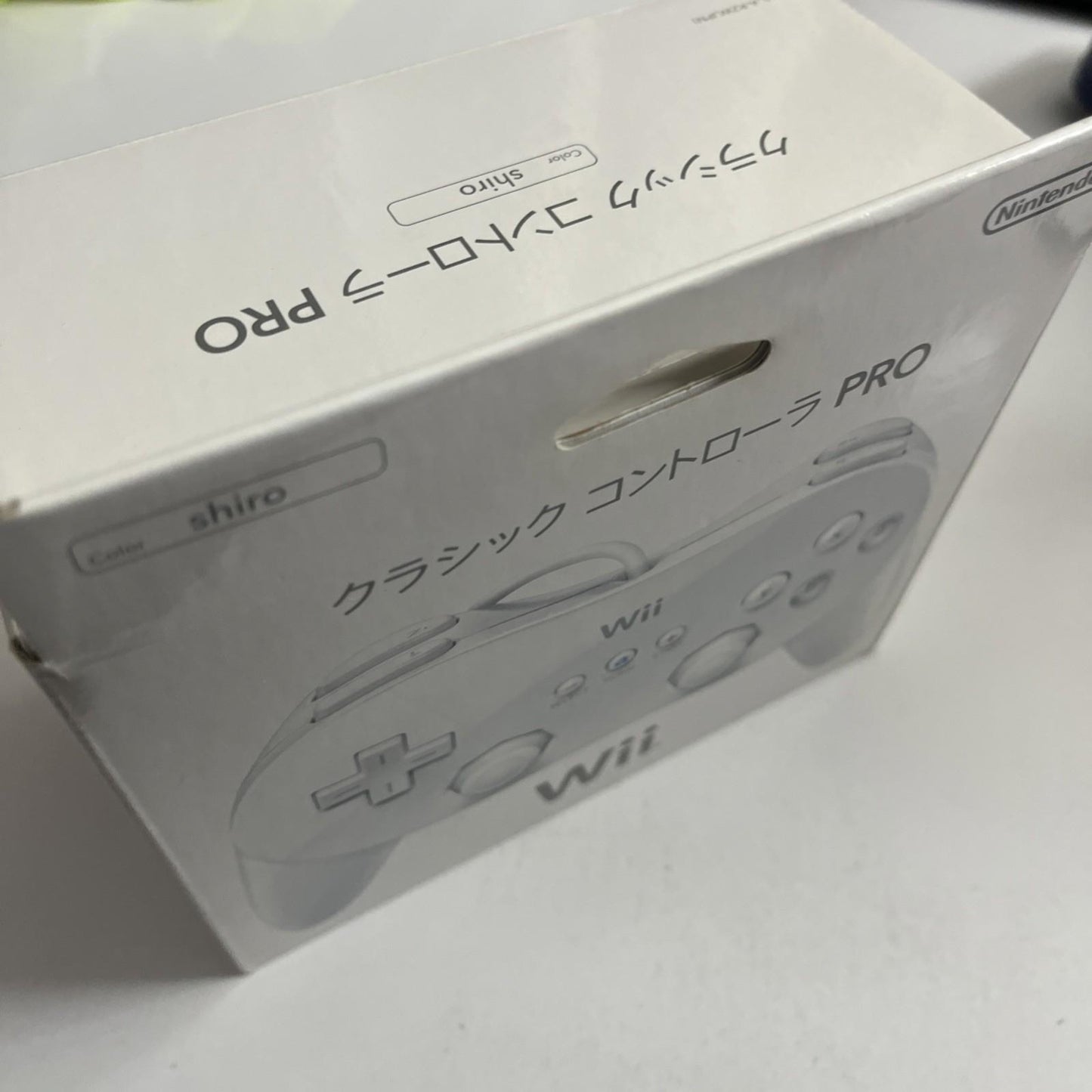 Genuine Official Nintendo Wii Classic Pro Controller White Boxed