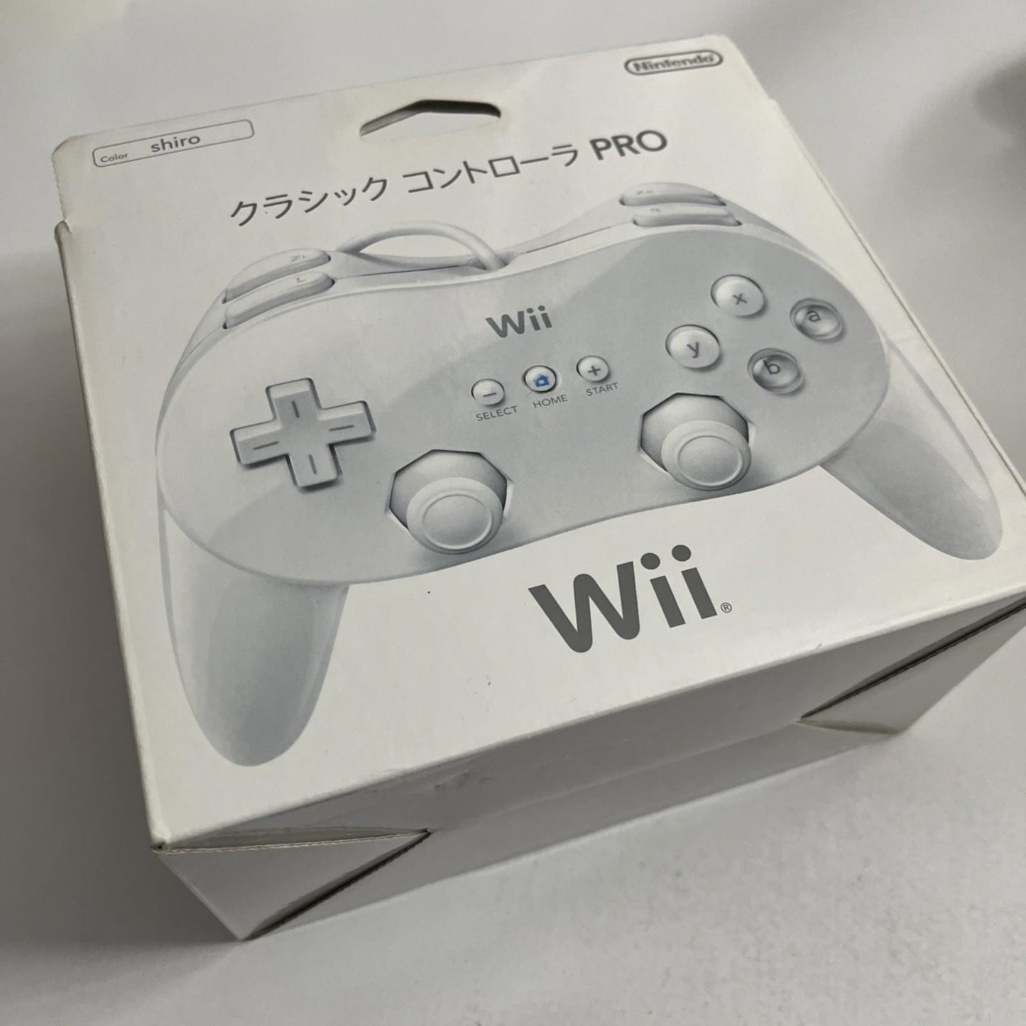 Genuine Official Nintendo Wii Classic Pro Controller White Boxed