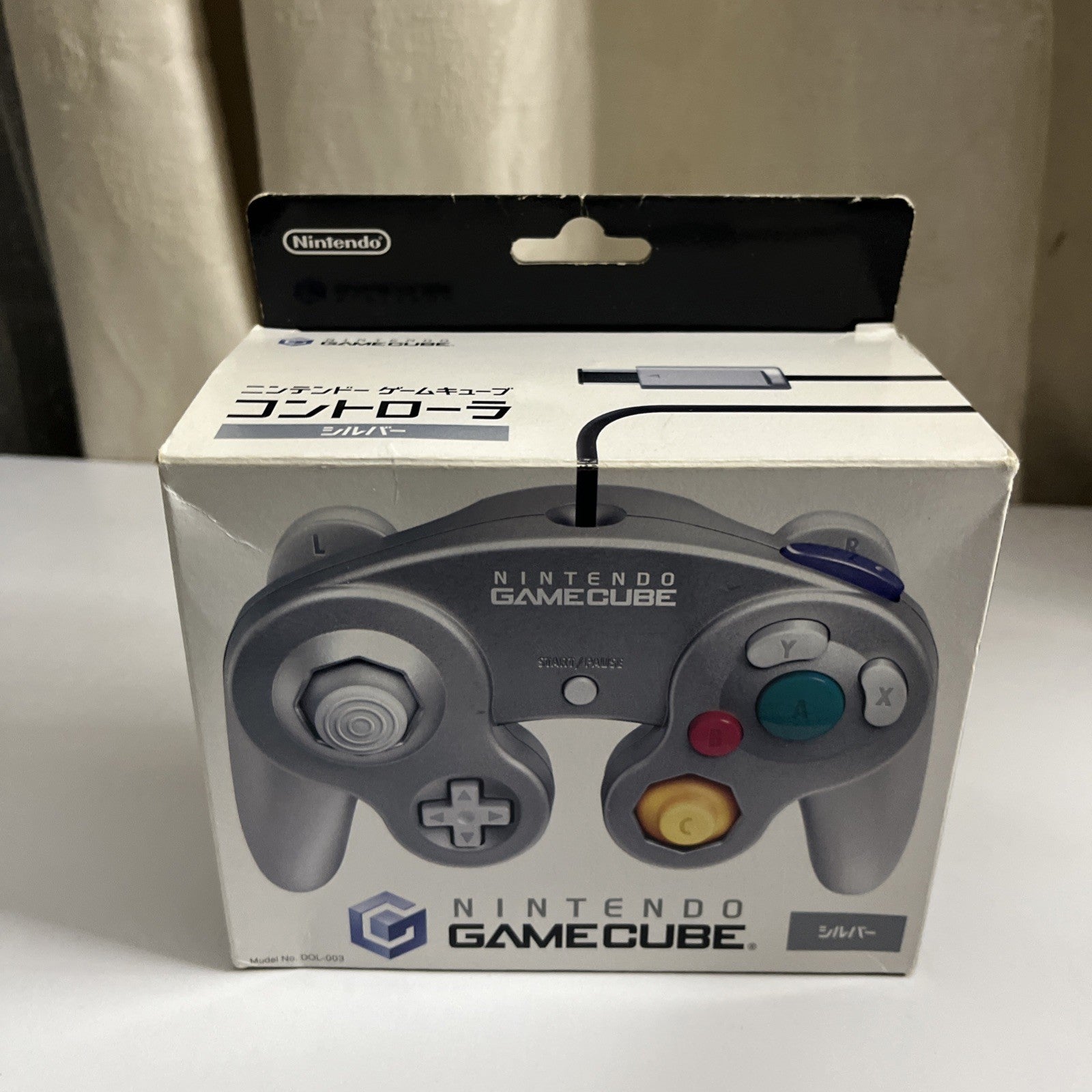 Official Nintendo GameCube GC Controller Silver Genuine Boxed – Retro Unit
