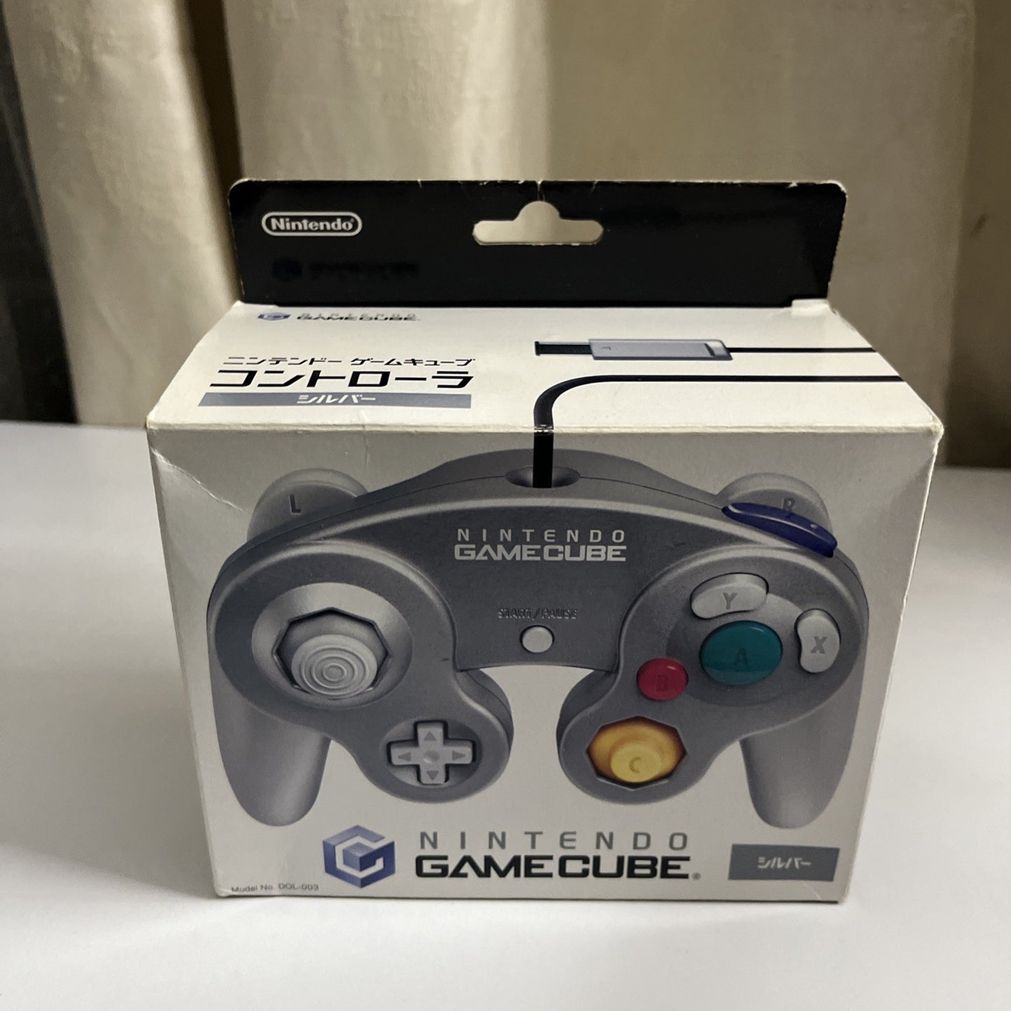 Official Nintendo GameCube GC Controller Silver Genuine Boxed
