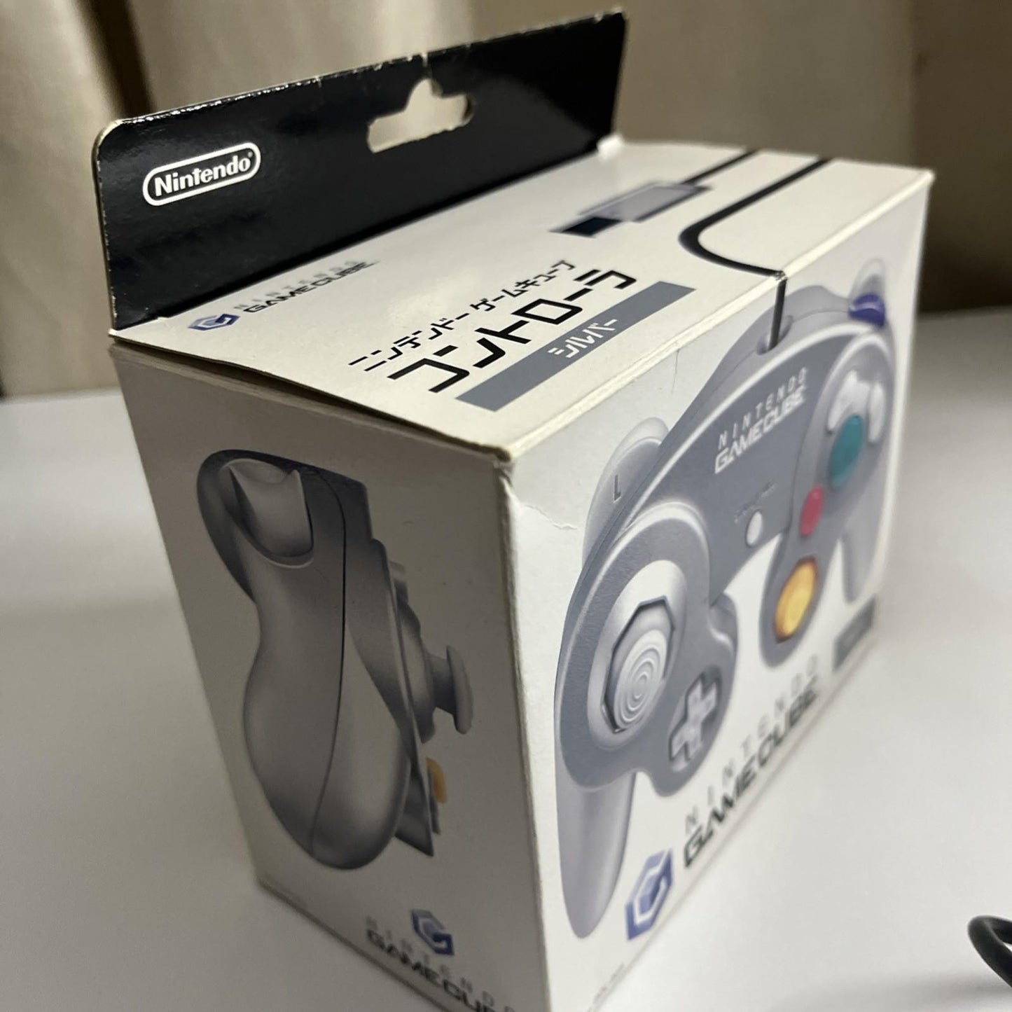 Official Nintendo GameCube GC Controller Silver Genuine Boxed