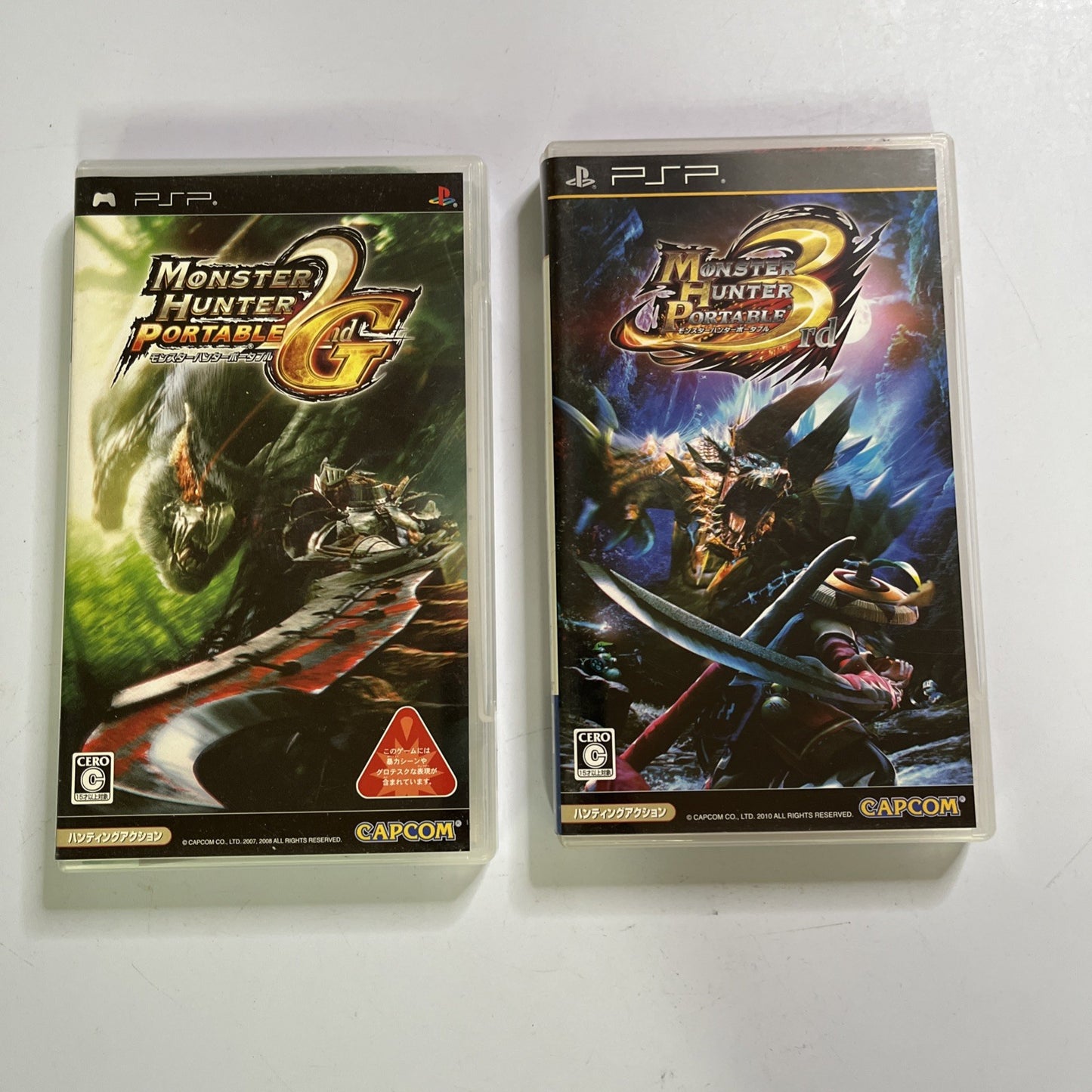 Monster Hunter Portable 2nd G + 3rd PSP PlayStation Portable JAPAN Game Complete