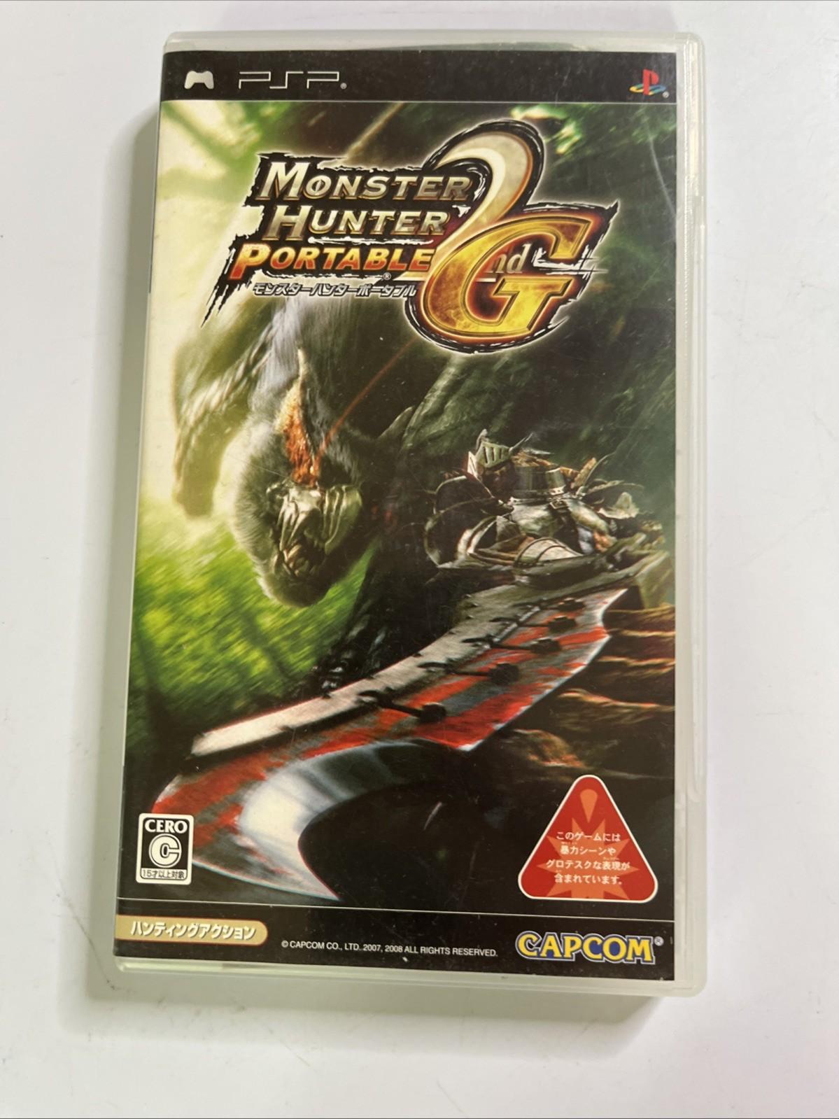Monster Hunter Portable 2nd G + 3rd PSP PlayStation Portable JAPAN Game Complete