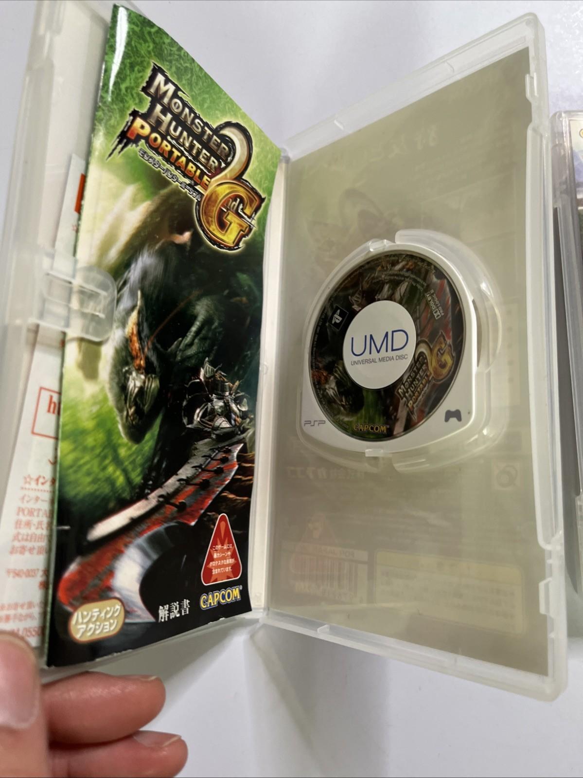 Monster Hunter Portable 2nd G + 3rd PSP PlayStation Portable JAPAN Game Complete