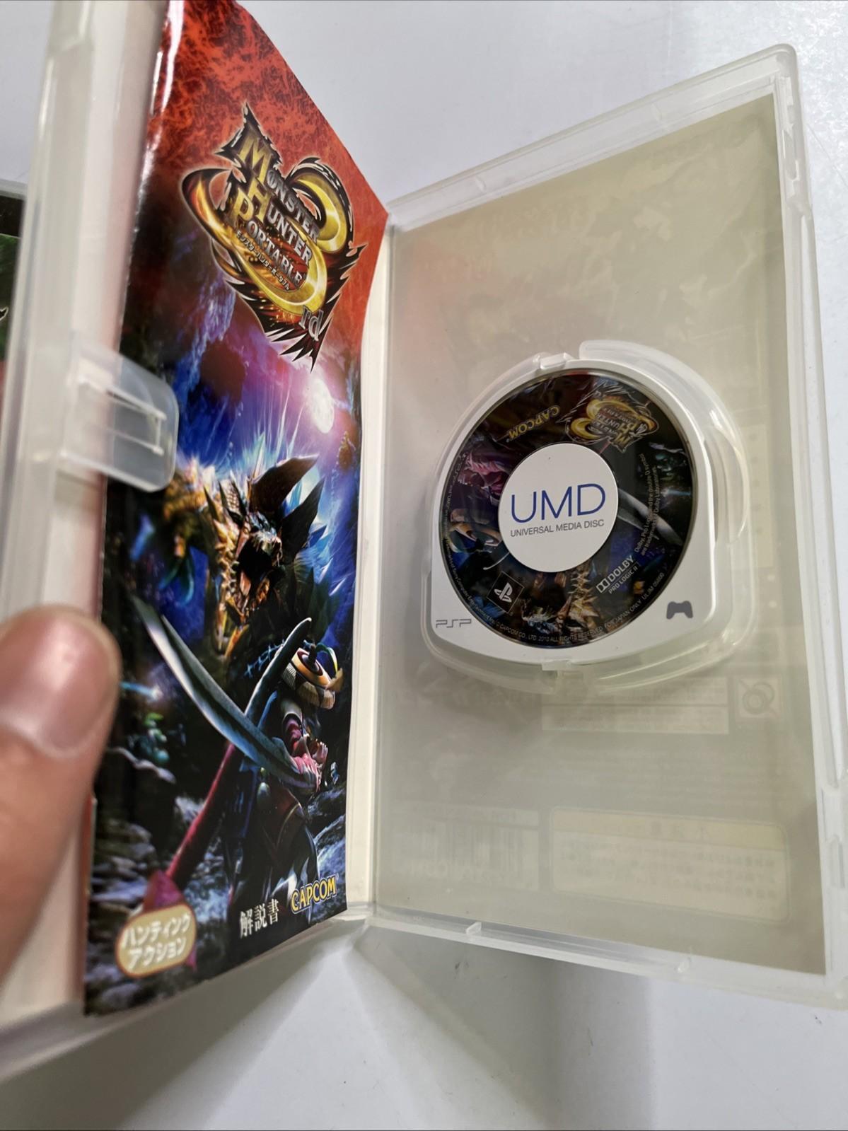 Monster Hunter Portable 2nd G + 3rd PSP PlayStation Portable JAPAN Game Complete