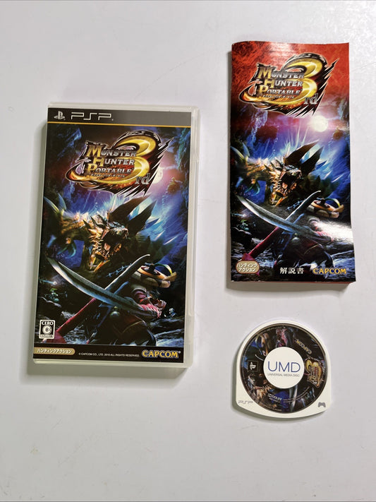 Monster Hunter Portable 3rd 2009 Sony PSP Portable Game Complete