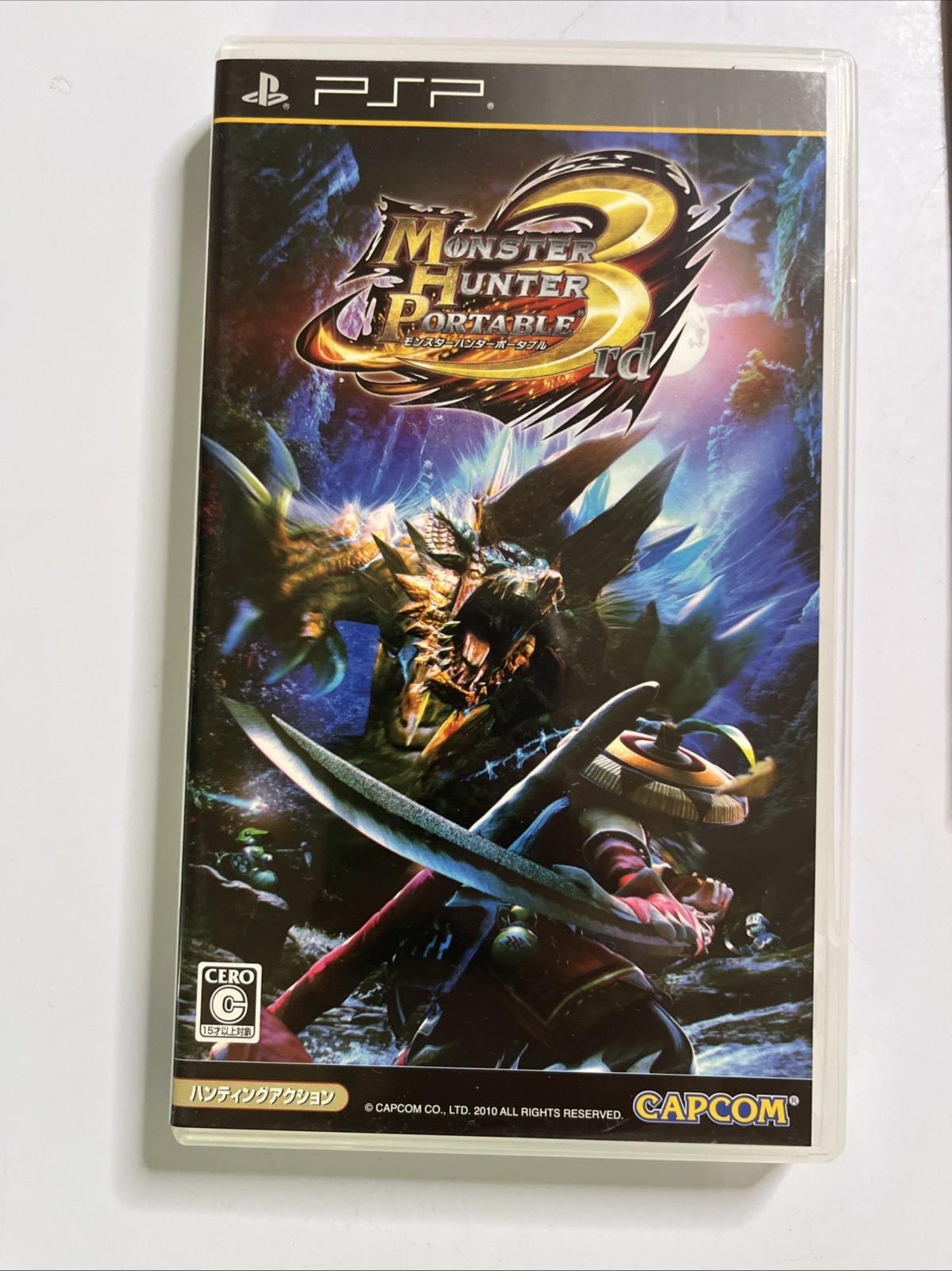 Monster Hunter Portable 3rd 2009 Sony PSP Portable Game Complete
