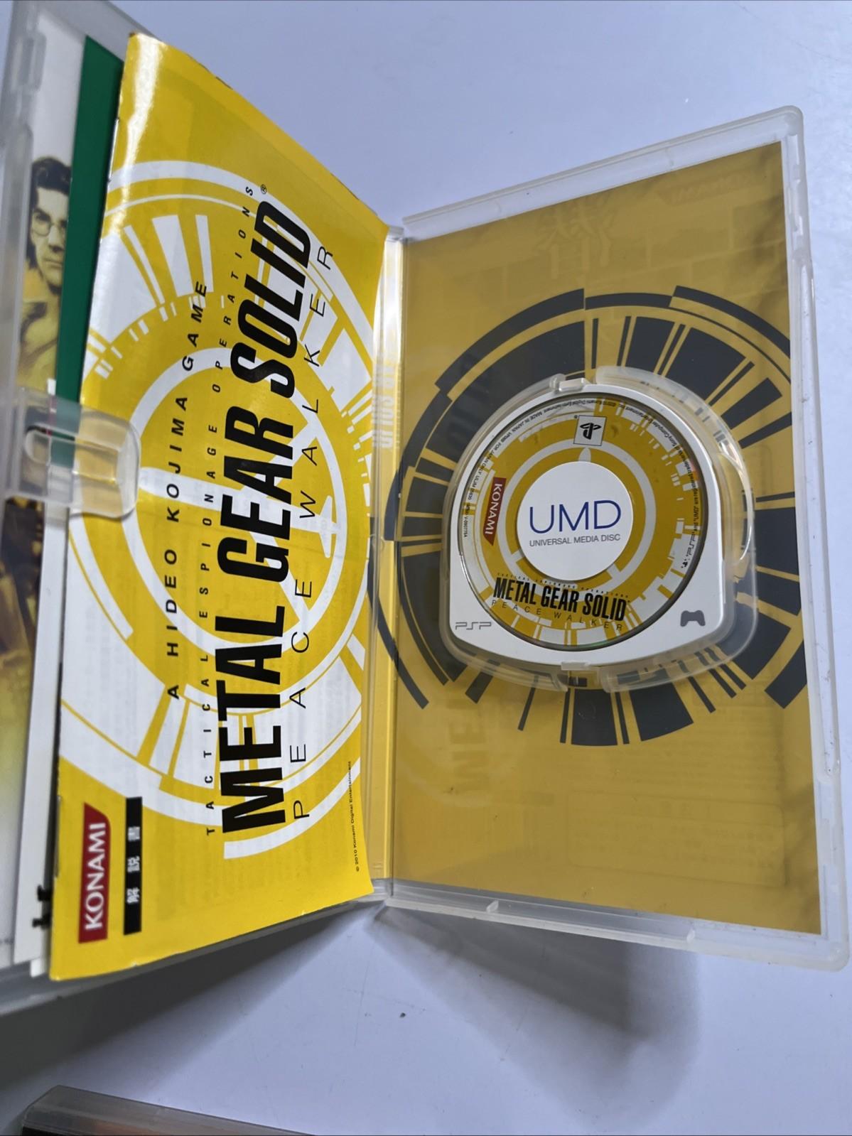 Metal Gear Solid Peace Walker, Portable Ops + Plus PSP JAPAN Game Complete