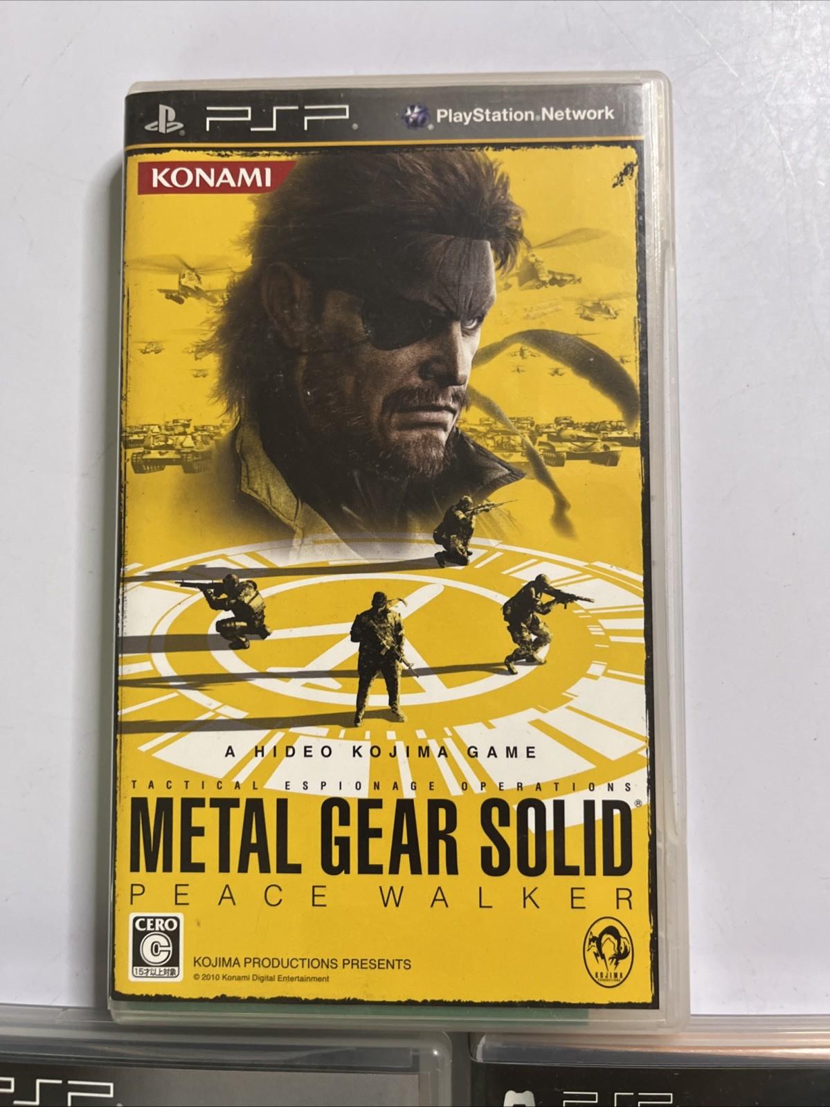 Metal Gear Solid: Peace Walker, Portable Ops + Ops Plus PSP JAPAN Complete