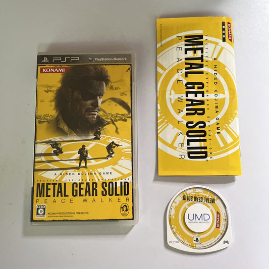 Metal Gear Solid: Peace Walker 2010 PSP Sony PlayStation Portable JAPAN Complete