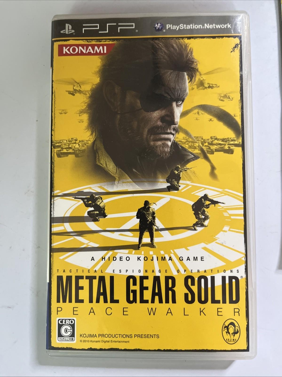Metal Gear Solid: Peace Walker 2010 PSP Sony PlayStation Portable JAPAN Complete