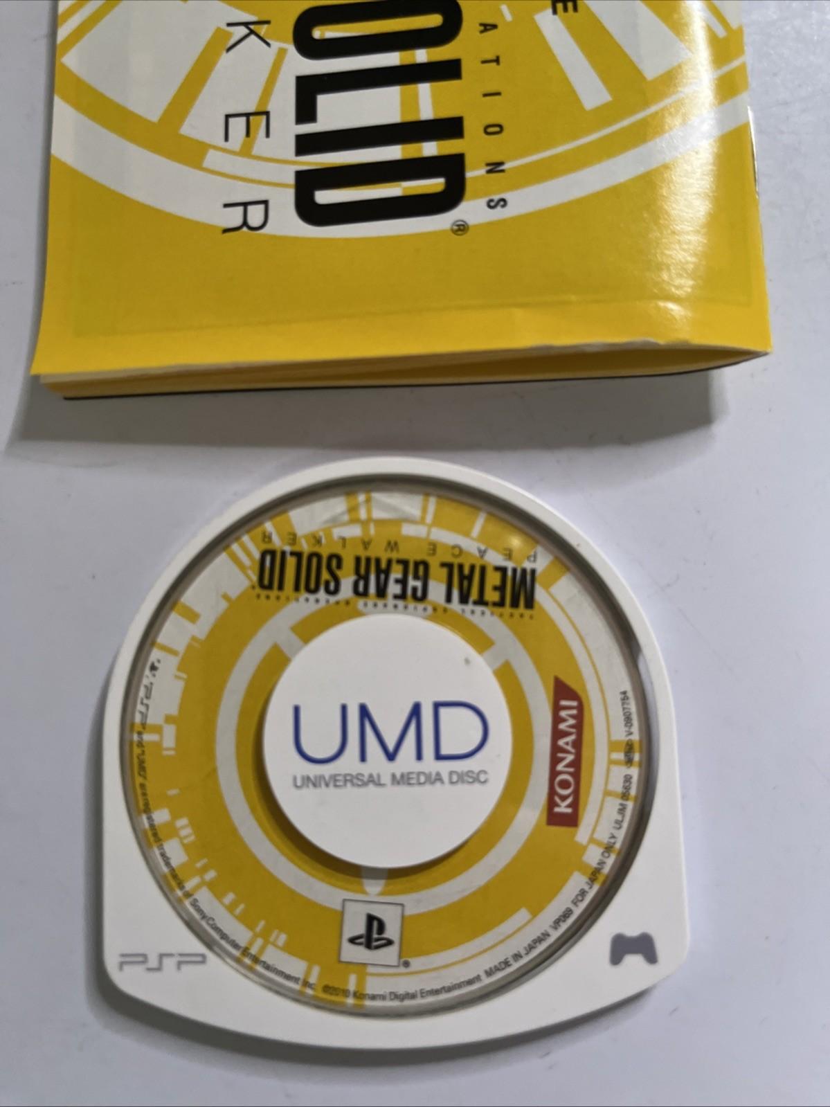 Metal Gear Solid: Peace Walker 2010 PSP Sony PlayStation Portable JAPAN Complete