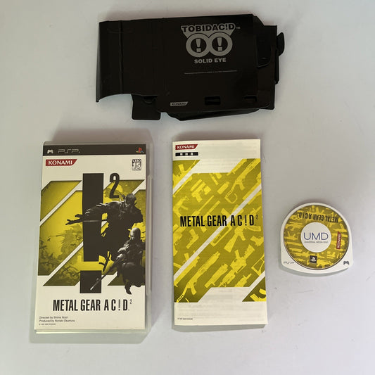 Metal Gear Acid 2 PSP Sony PlayStation Portable JAPAN Game Complete