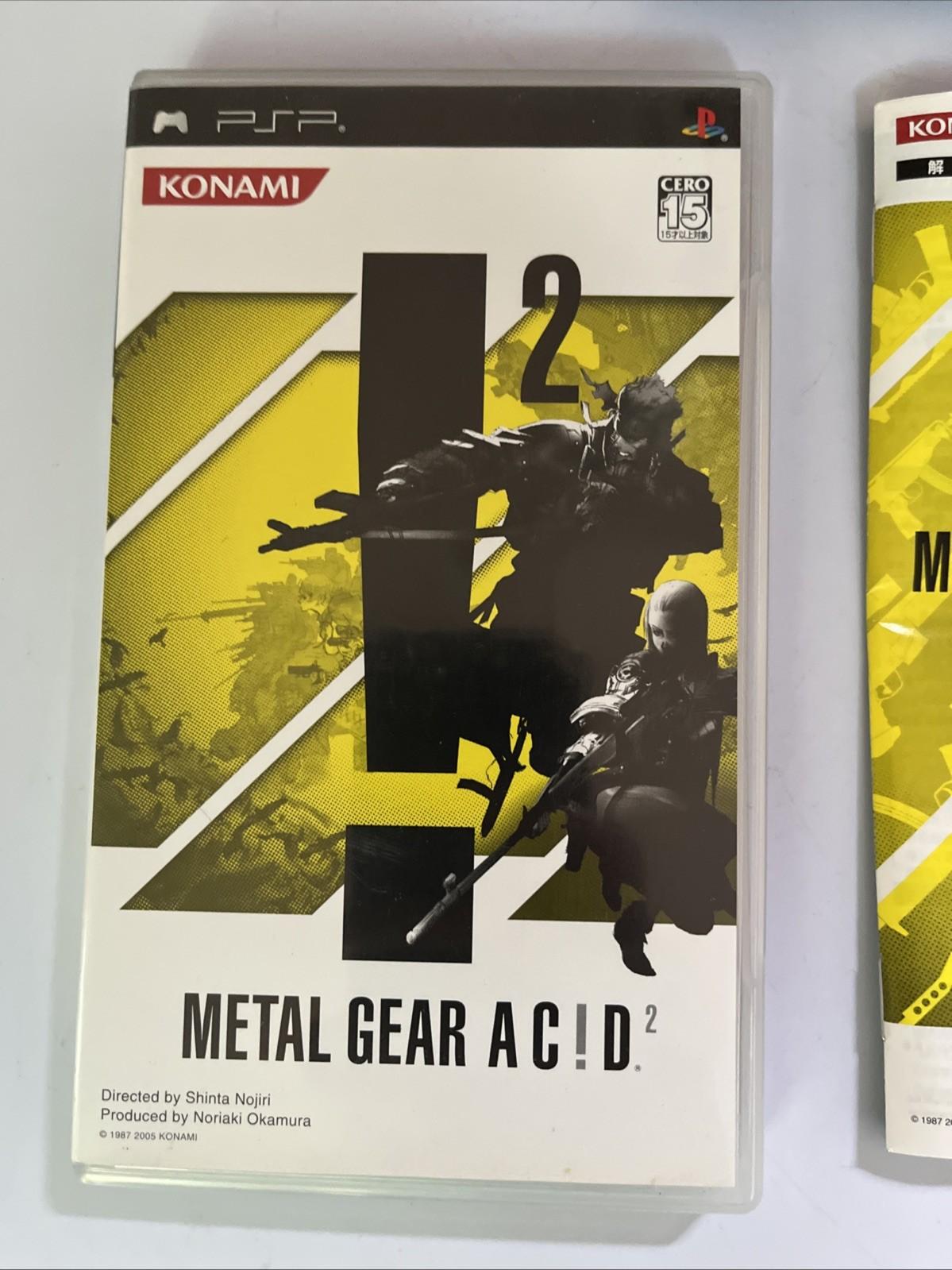 Metal Gear Acid 2 PSP Sony PlayStation Portable JAPAN Game Complete