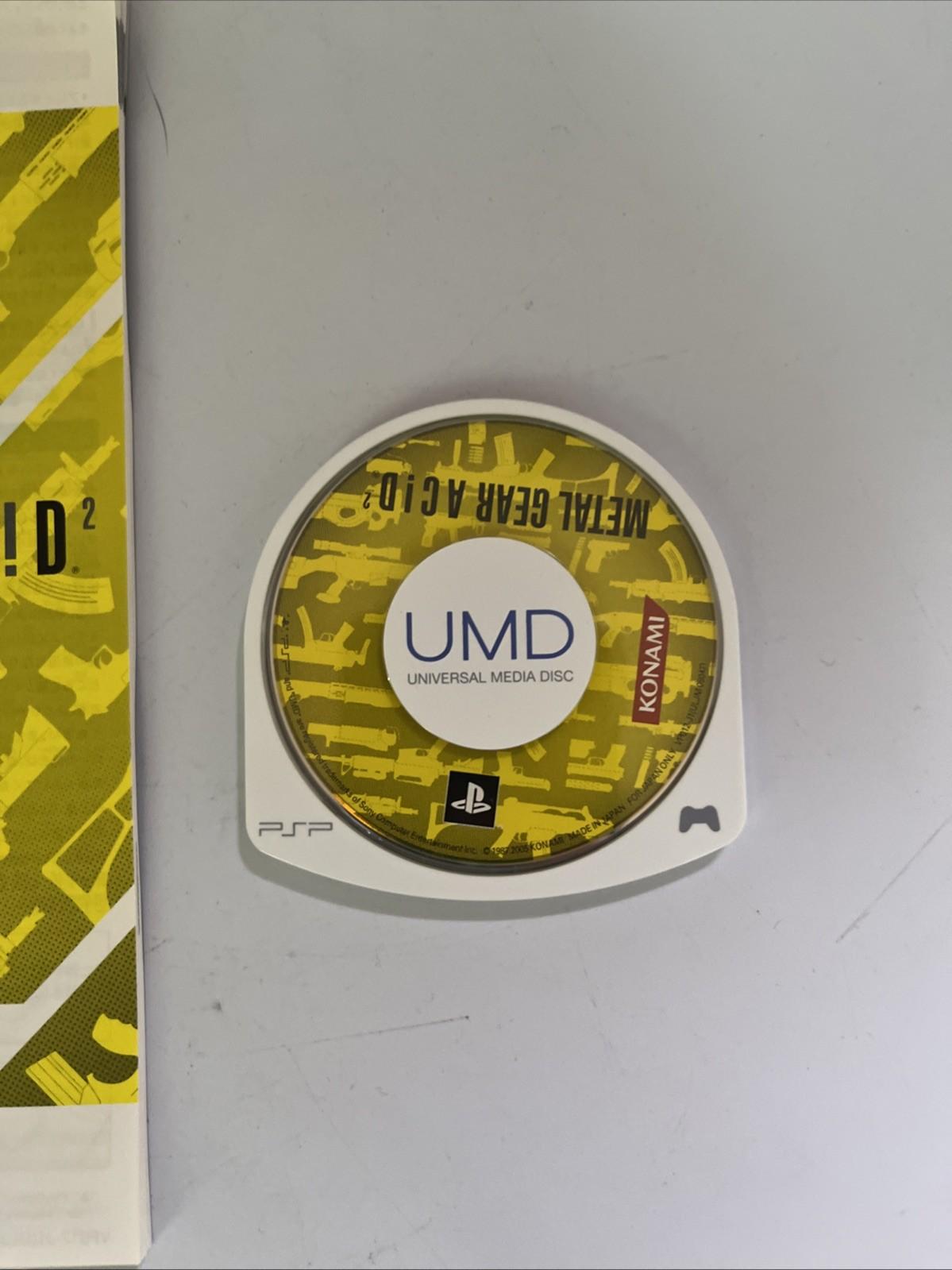 Metal Gear Acid 2 PSP Sony PlayStation Portable JAPAN Game Complete