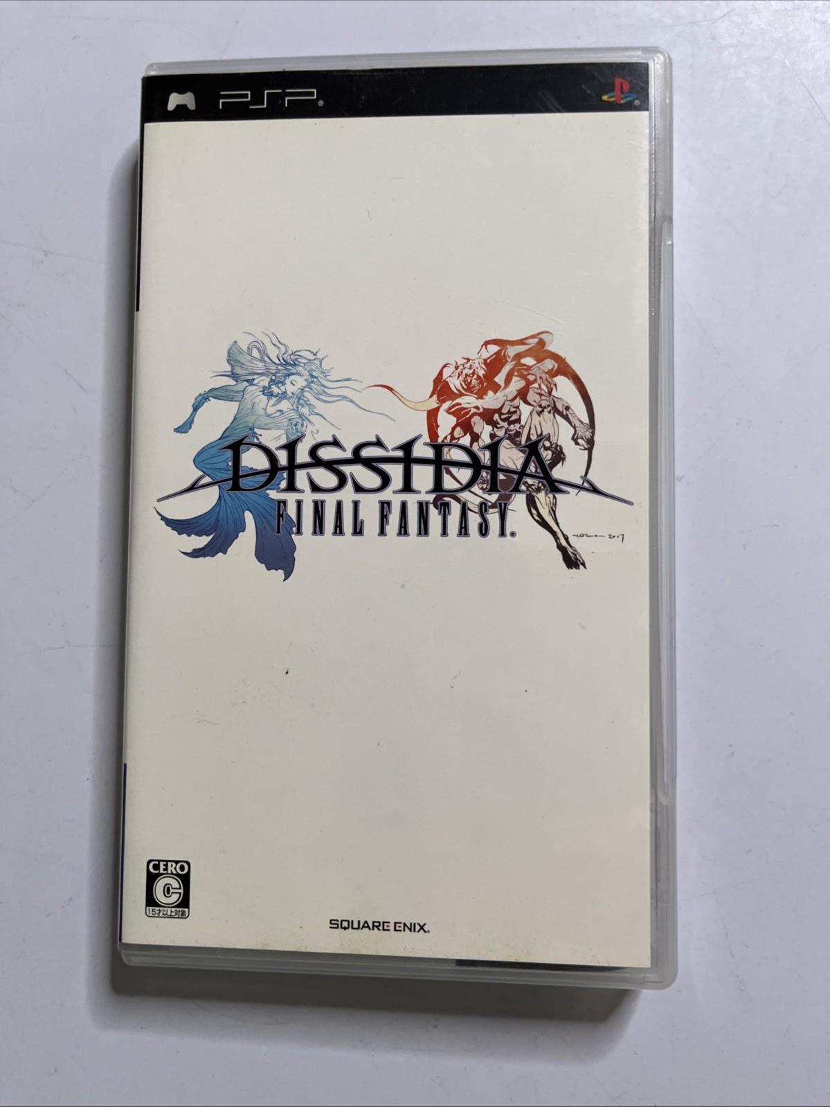 Final Fantasy Type 0 + Dissidia  Sony PSP JAPAN Game Complete