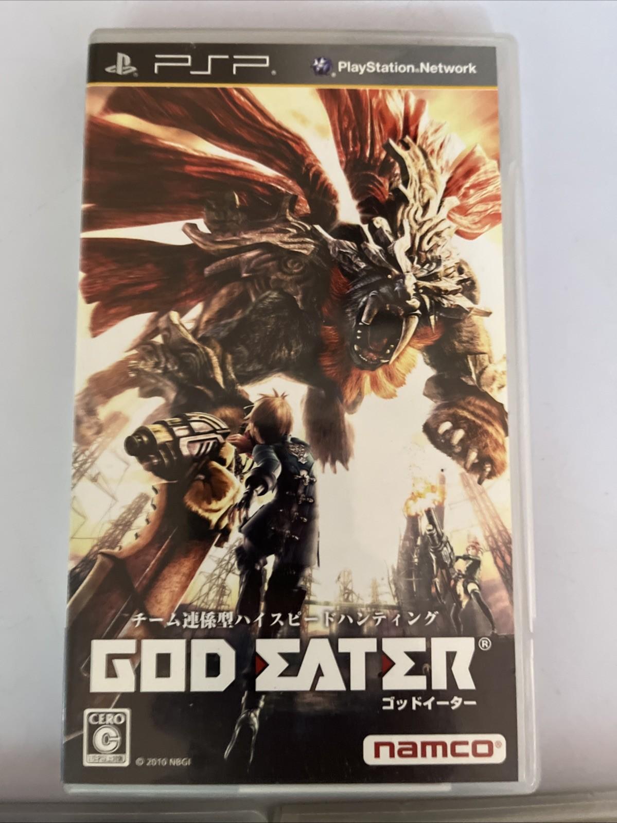 God Eater 1, 2 & Burst PSP Sony PlayStation Portable JAPAN Game Complete