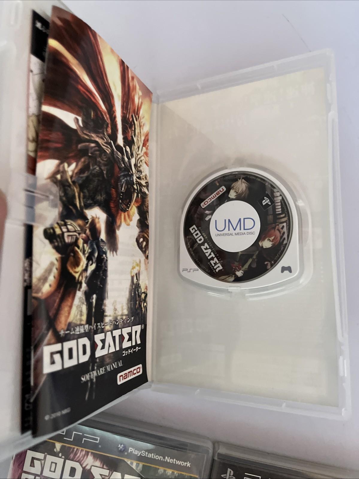 God Eater 1, 2 & Burst PSP Sony PlayStation Portable JAPAN Game Complete