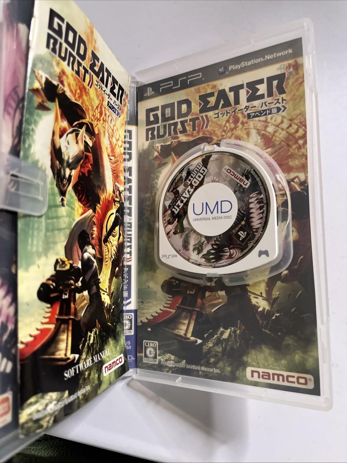 God Eater 1, 2 & Burst PSP Sony PlayStation Portable JAPAN Game Complete