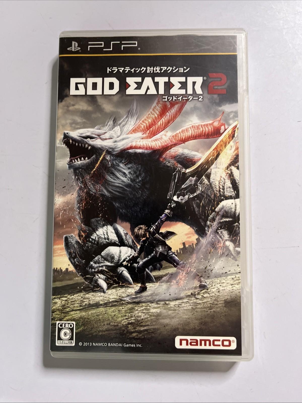 God Eater 1, 2 & Burst PSP Sony PlayStation Portable JAPAN Game Complete