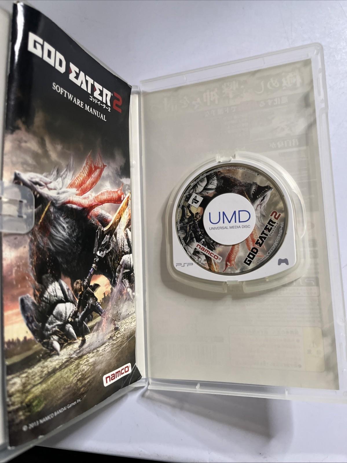 God Eater 1, 2 & Burst PSP Sony PlayStation Portable JAPAN Game Complete