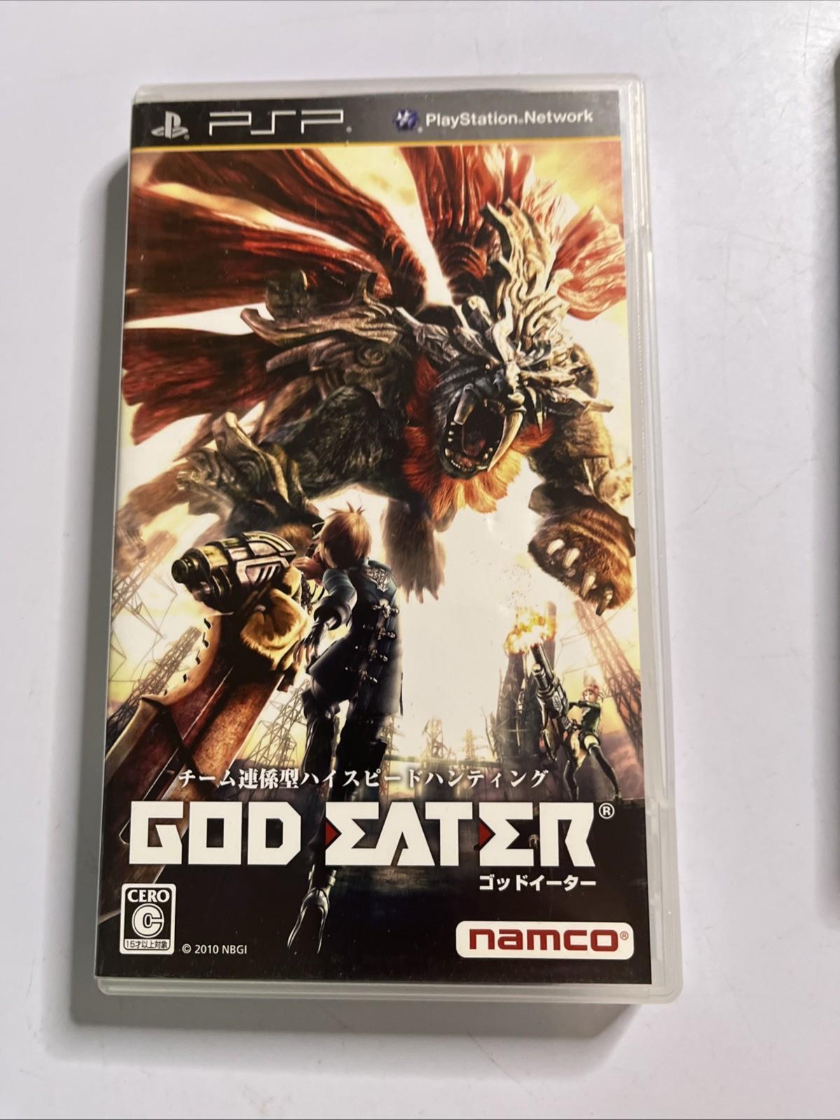 God Eater 1 & 2 PSP Sony PlayStation Portable JAPAN Game Complete