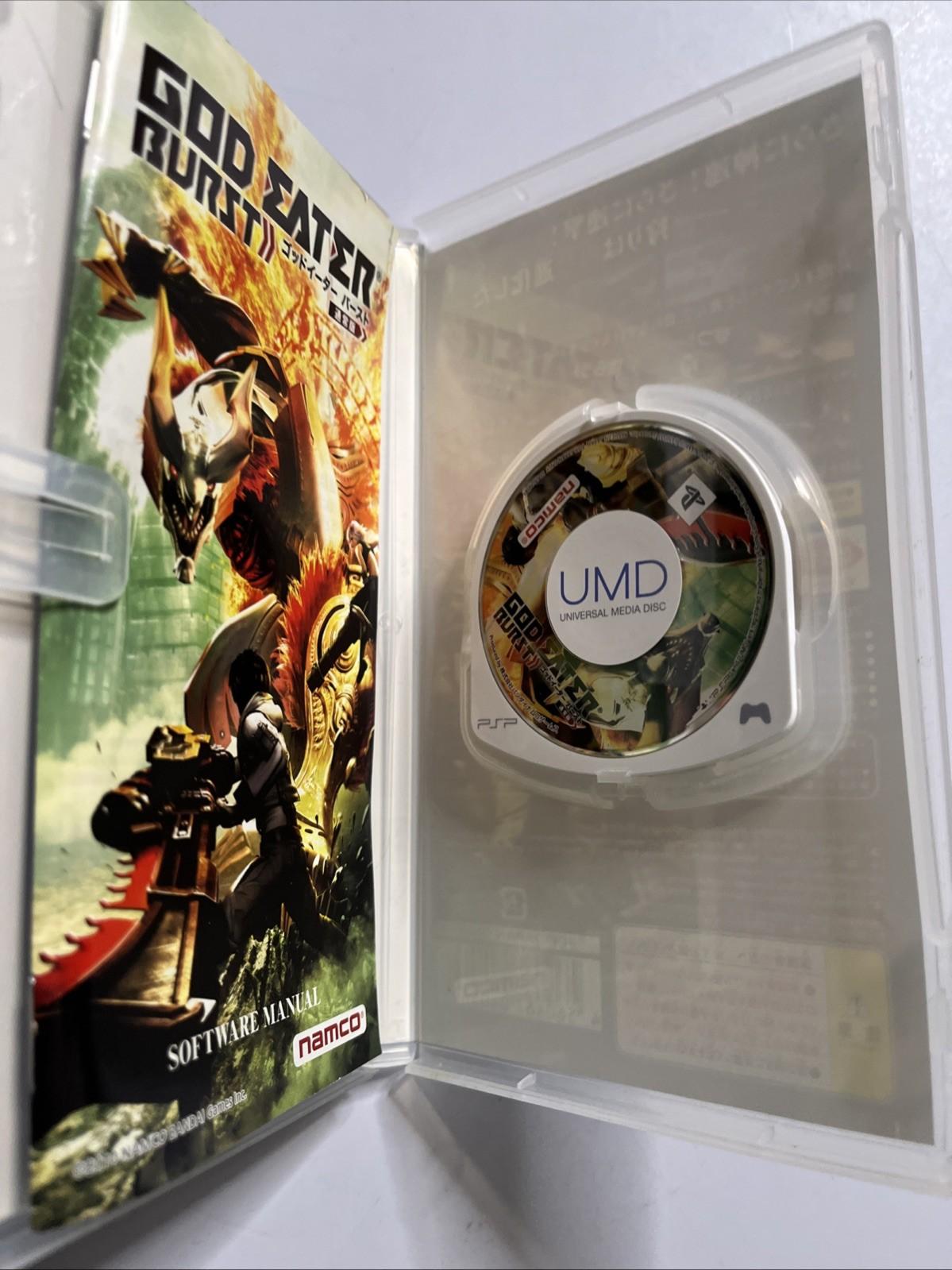 God Eater 1 & 2 PSP Sony PlayStation Portable JAPAN Game Complete