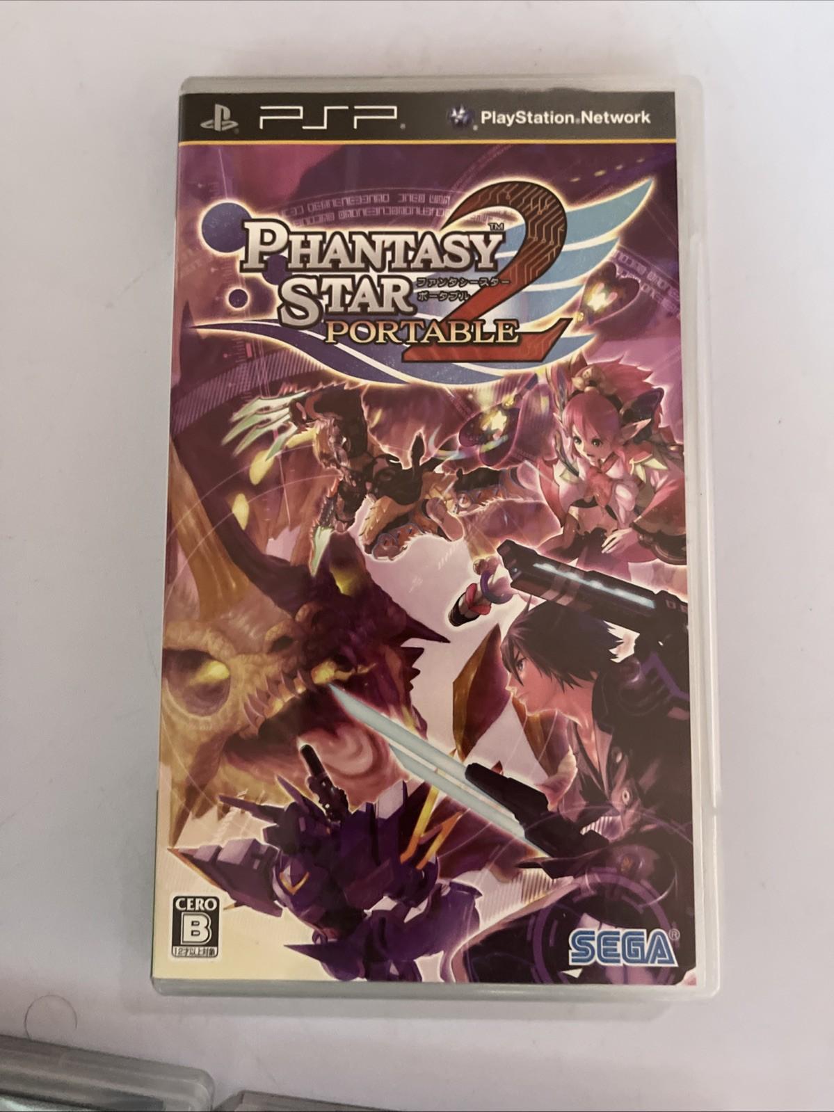 Phantasy Star Portable 1, 2, Infinity 2, Inifinity Special PSP Sony JAPAN Game