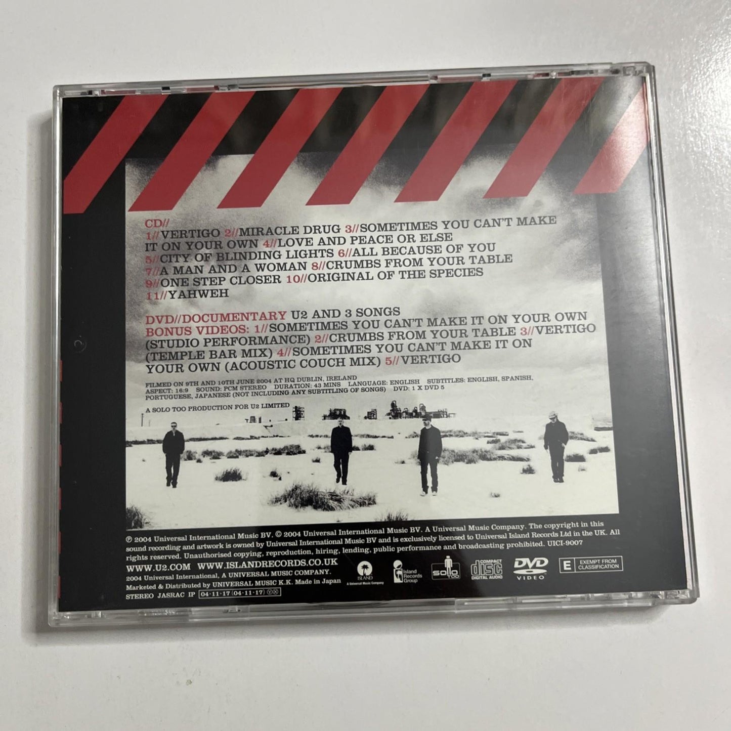 U2 – How To Dismantle An Atomic Bomb (CD + DVD, 2004) Japan Obi 2-Discs