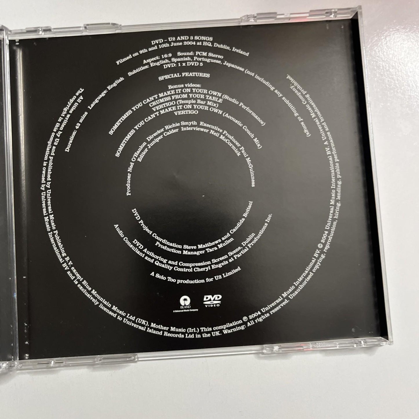 U2 – How To Dismantle An Atomic Bomb (CD + DVD, 2004) Japan Obi 2-Discs