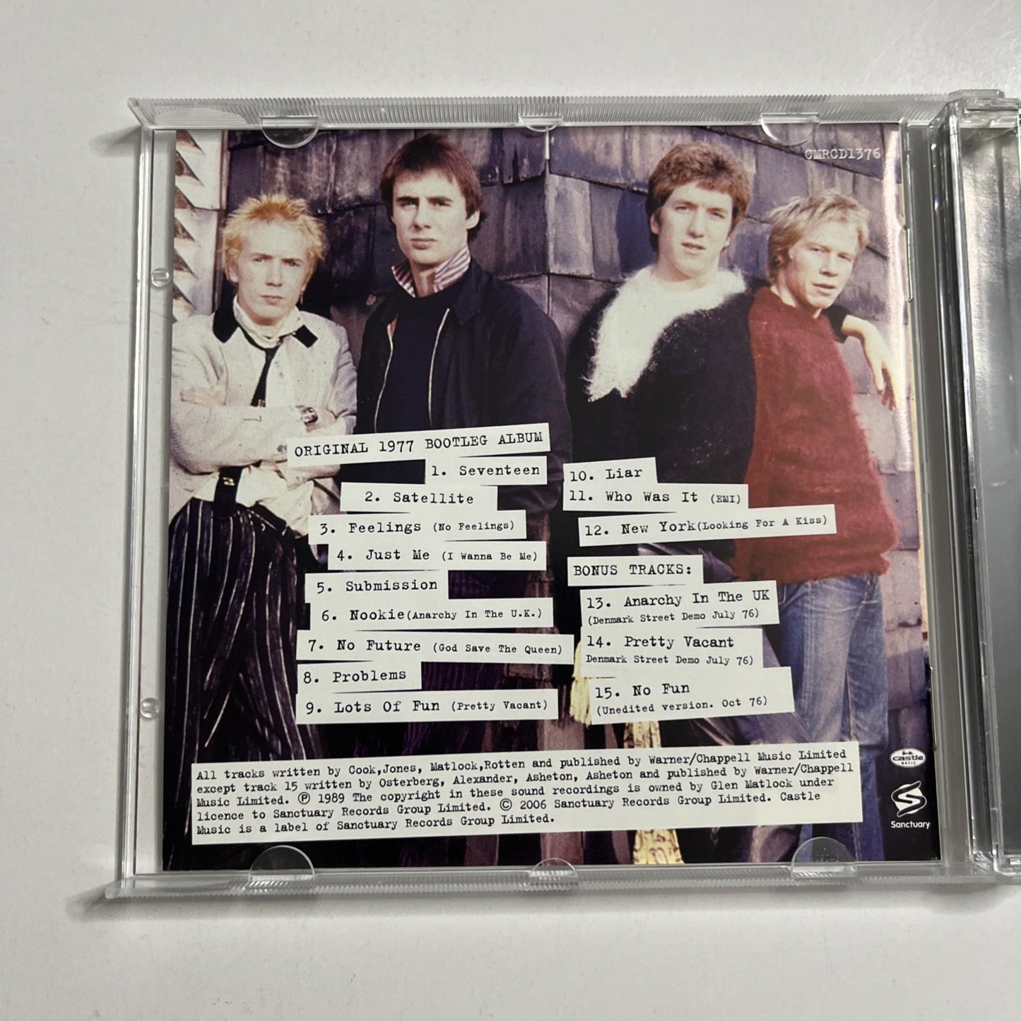 Sex Pistols – Spunk (CD, 2006) UK Cardboard Slipcase