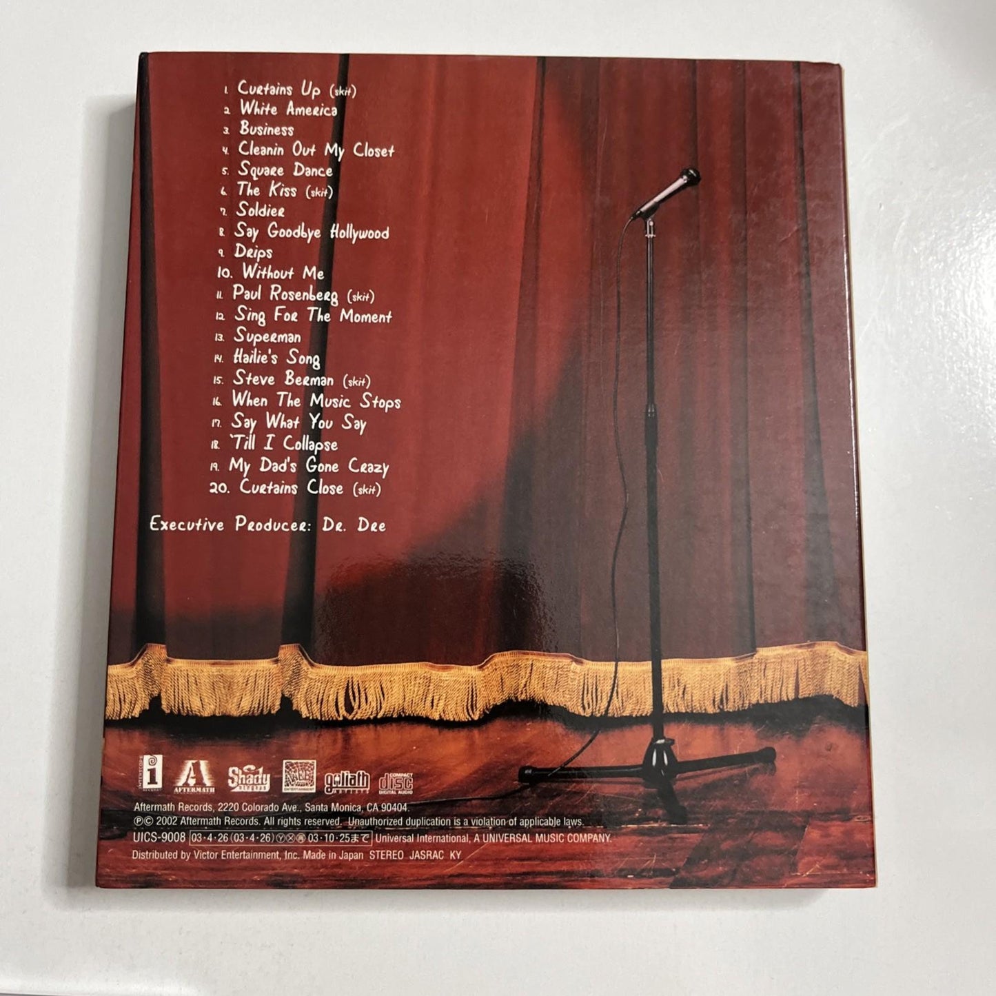 Eminem – The Eminem Show (Japan Special Edition) (CD + DVD, 2003) Japan