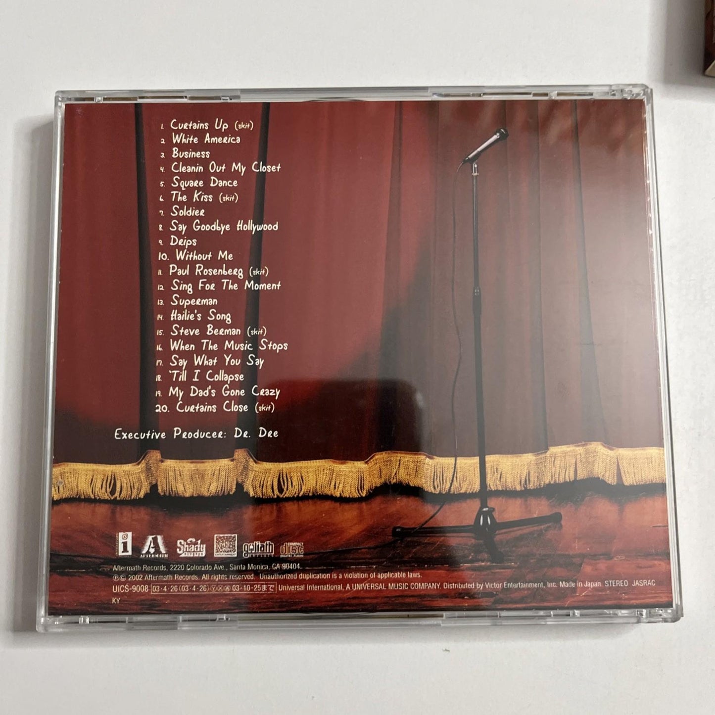 Eminem – The Eminem Show (Japan Special Edition) (CD + DVD, 2003) Japan